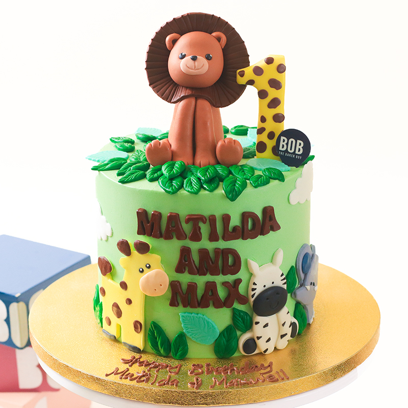 Wild Animals Safari Jungle Cake