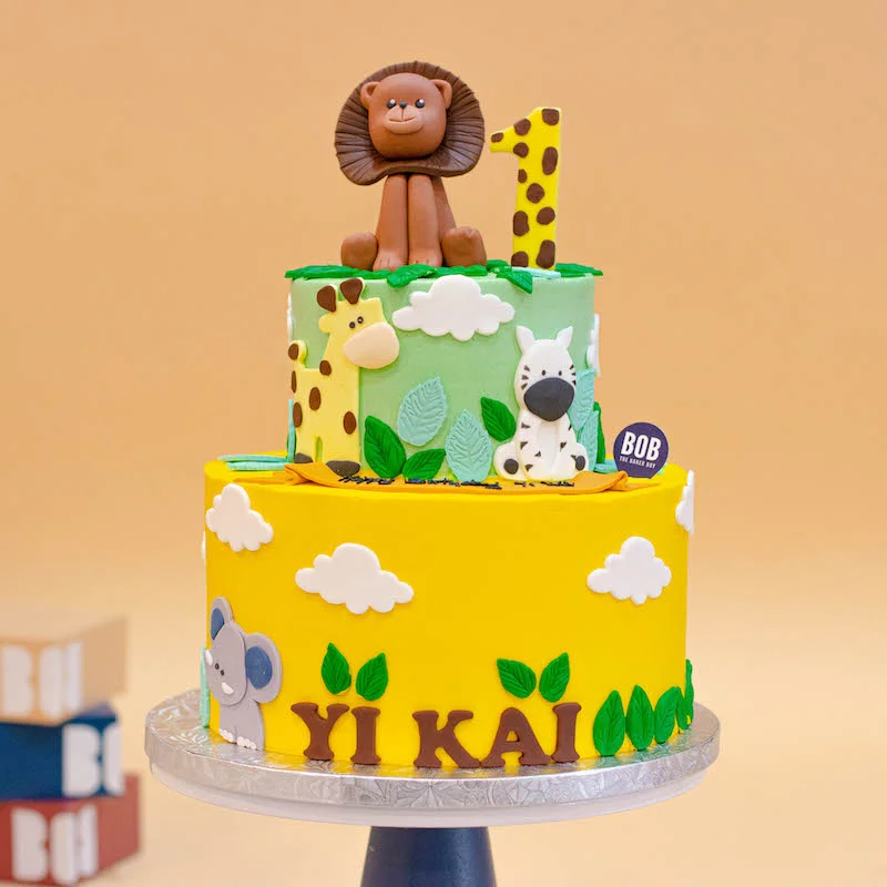Wild Animals Safari Jungle Cake