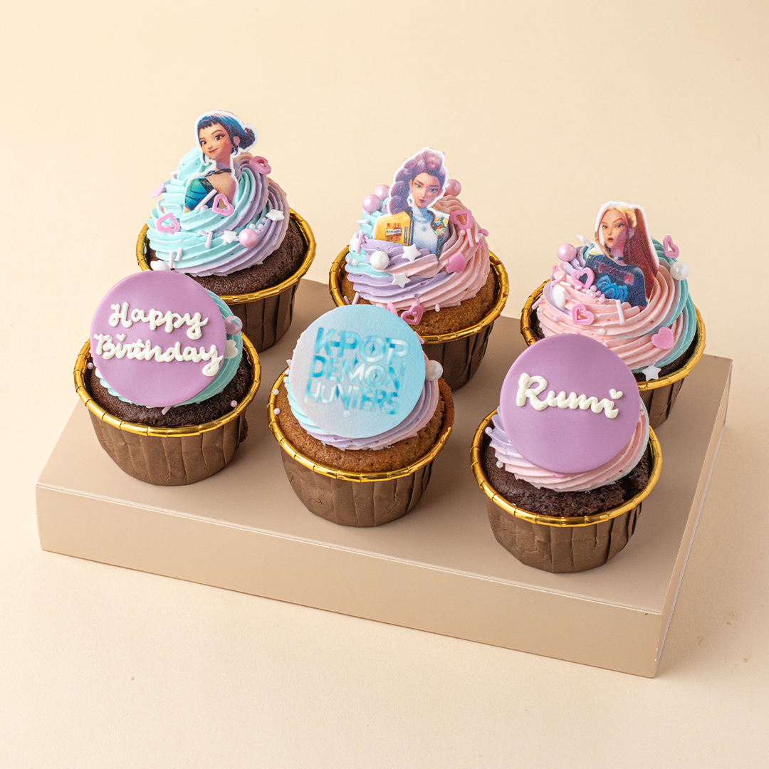 K-Pop Demon Hunters Cupcake Set