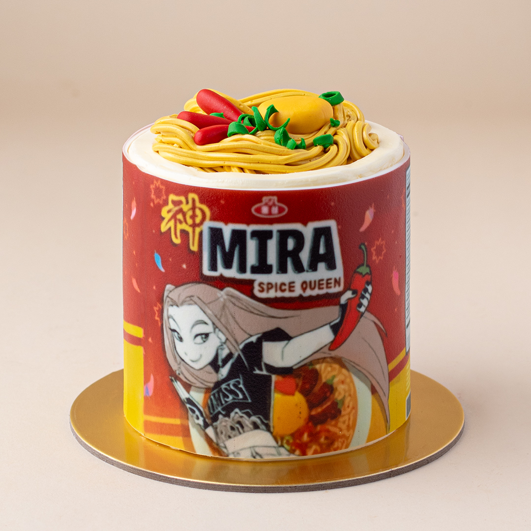 Demon Hunters Mira Spice Queen Cup Noodle Mini Cake