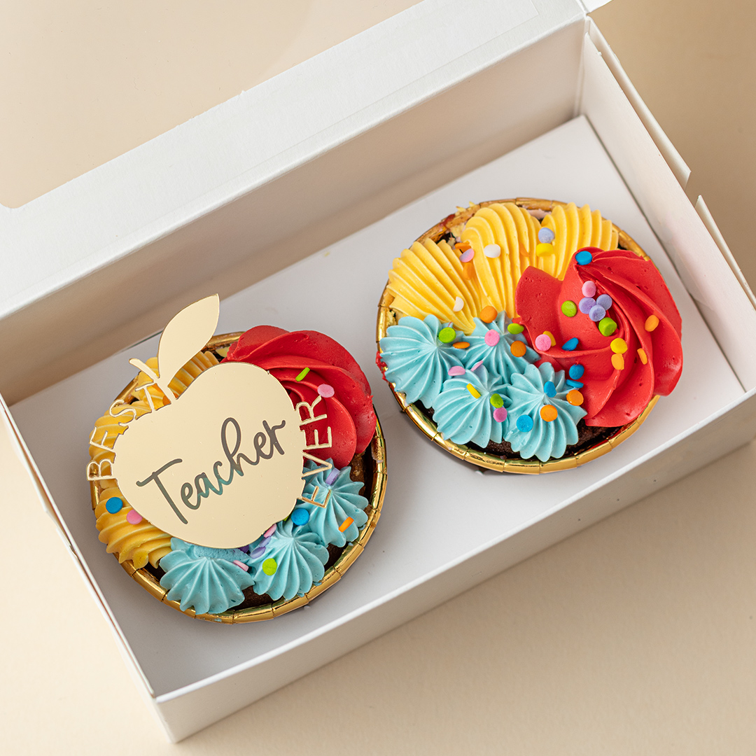Teacher's Day Cupcakes (2pc)