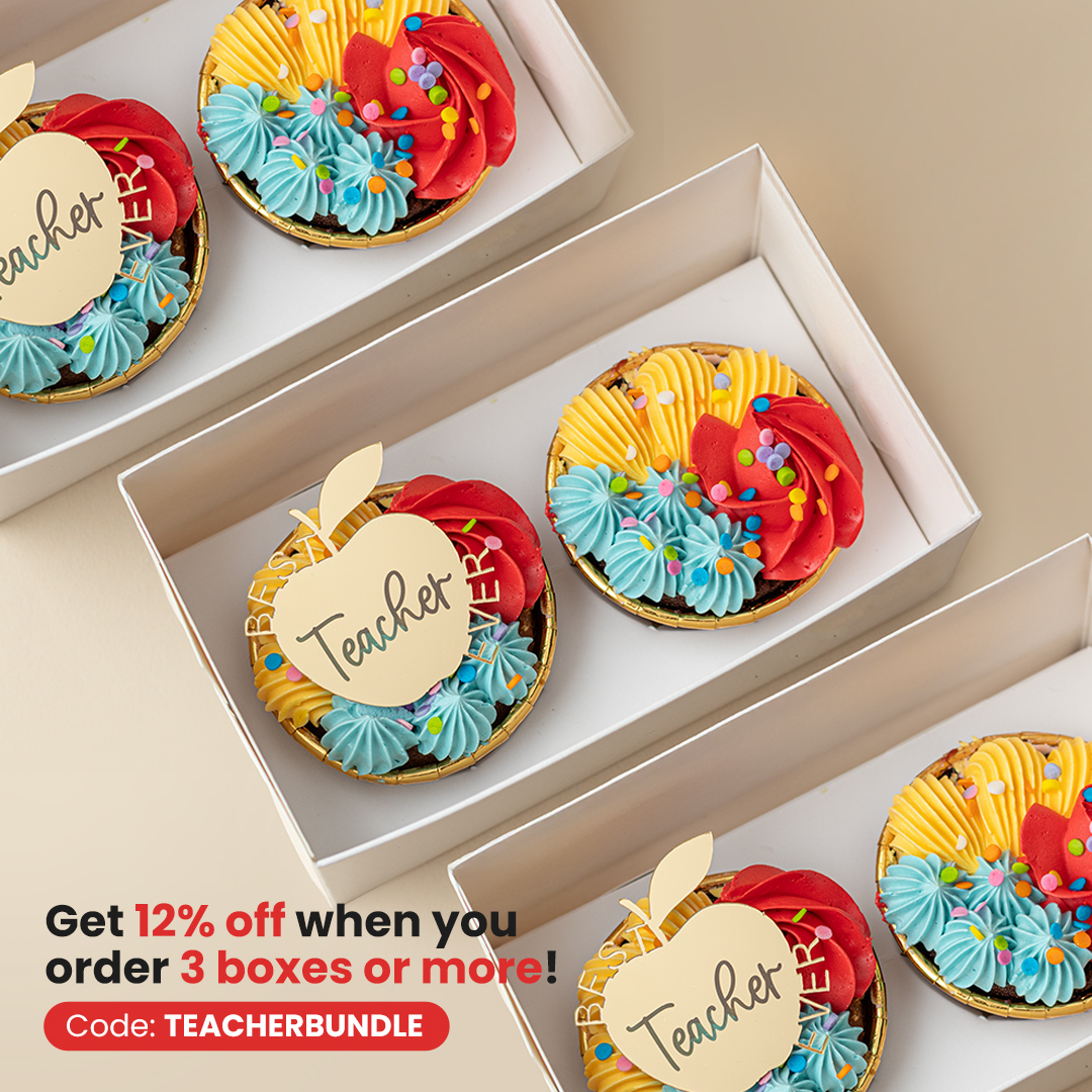 Teacher's Day Cupcakes (2pc)