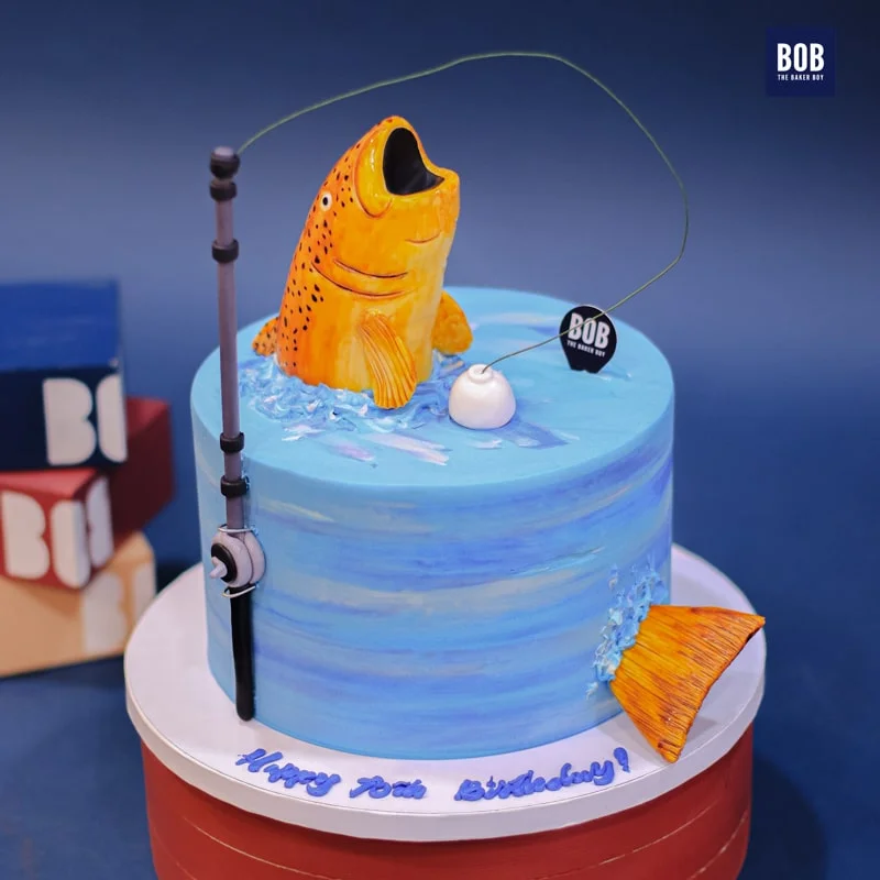 Fisherman Gigantic Fish Cake