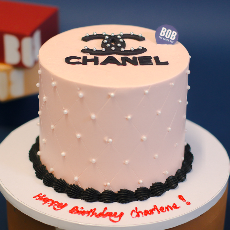 Chanel Inspired Birthday Cake