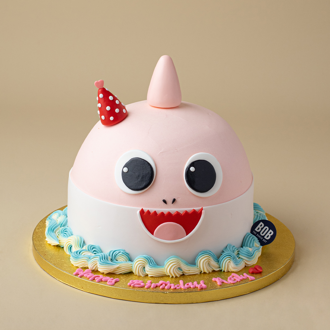 Baby Shark Mommy Shark Birthday Cake.