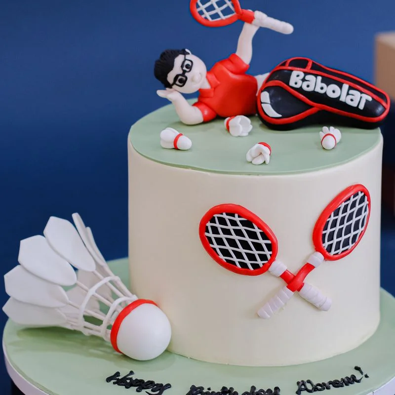 Badminton Birthday Cake