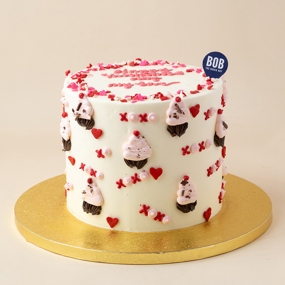 Blissful Hearts Cake