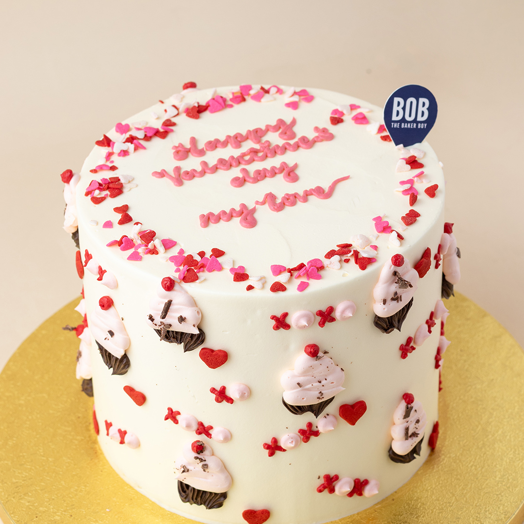 Blissful Hearts Cake