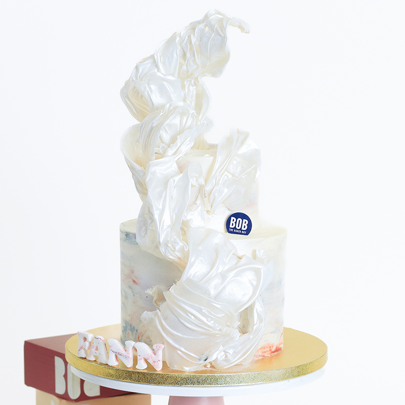 Cascading White Fantasy Cake