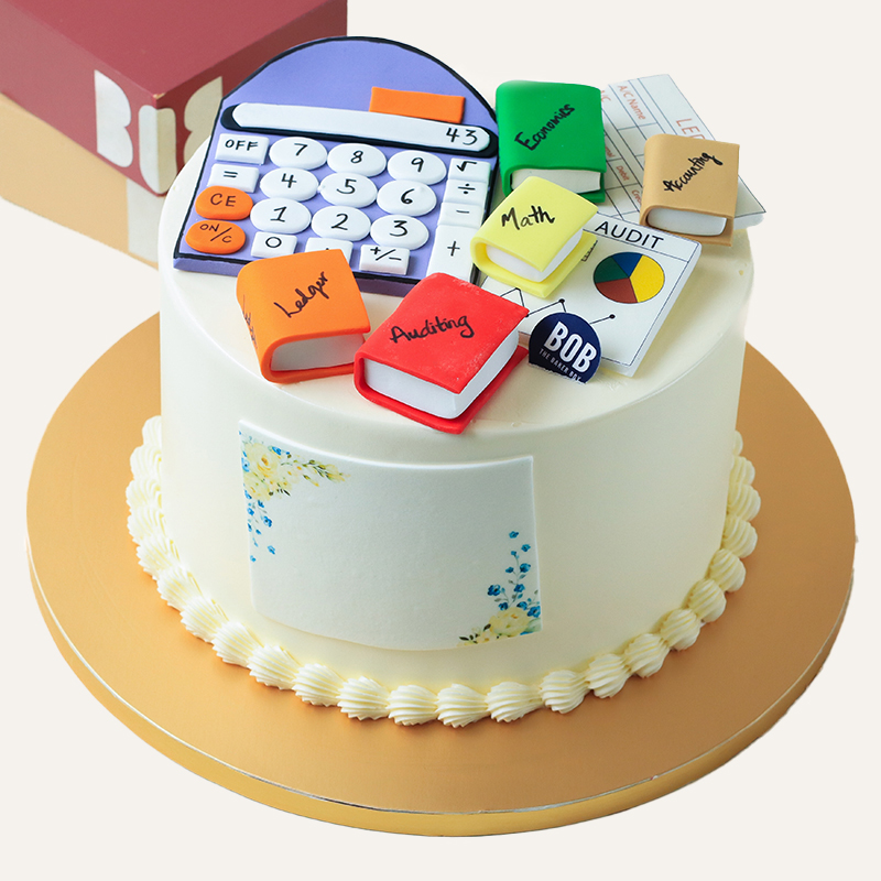 Cute Math Teachers Day Cake