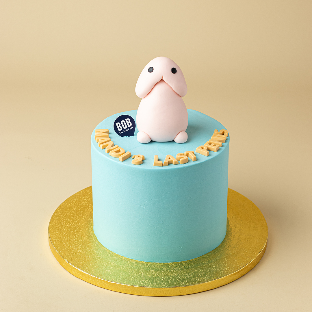 Cute Penis Bride-to-Be Cake