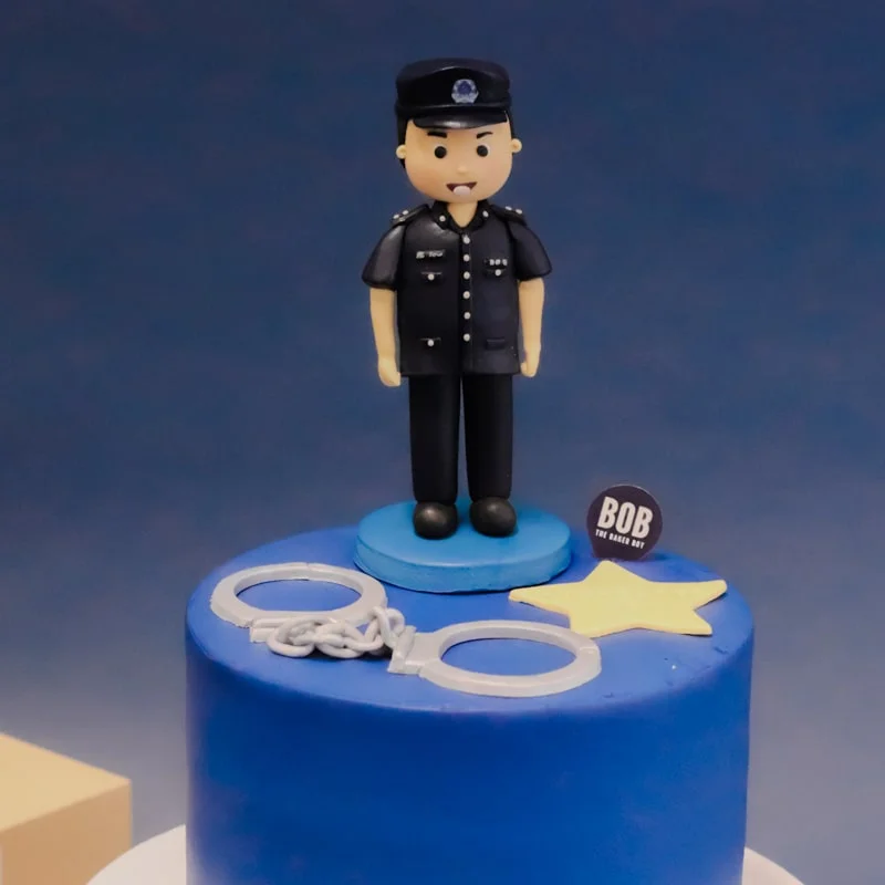 Cute Policeman Themed Cake