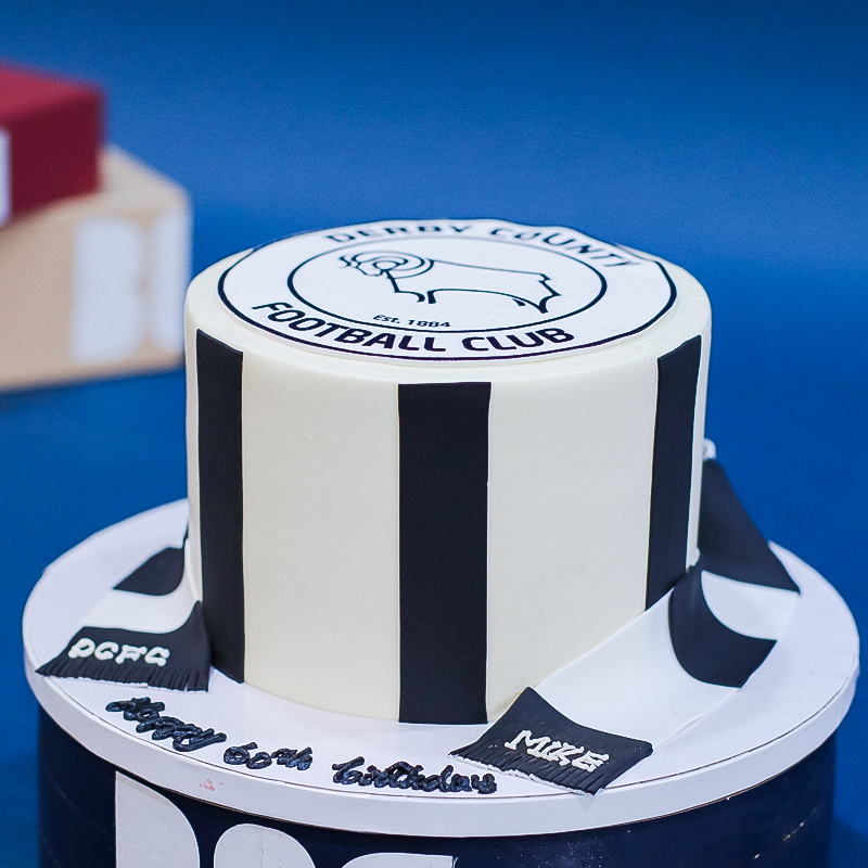Football Club Cake with Soccer Scarf