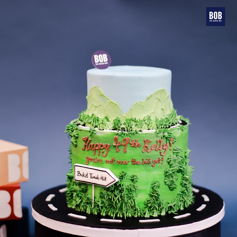 Foresty Hiker's Hiking Cake