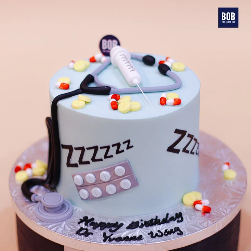 General Doctor Themed Cake
