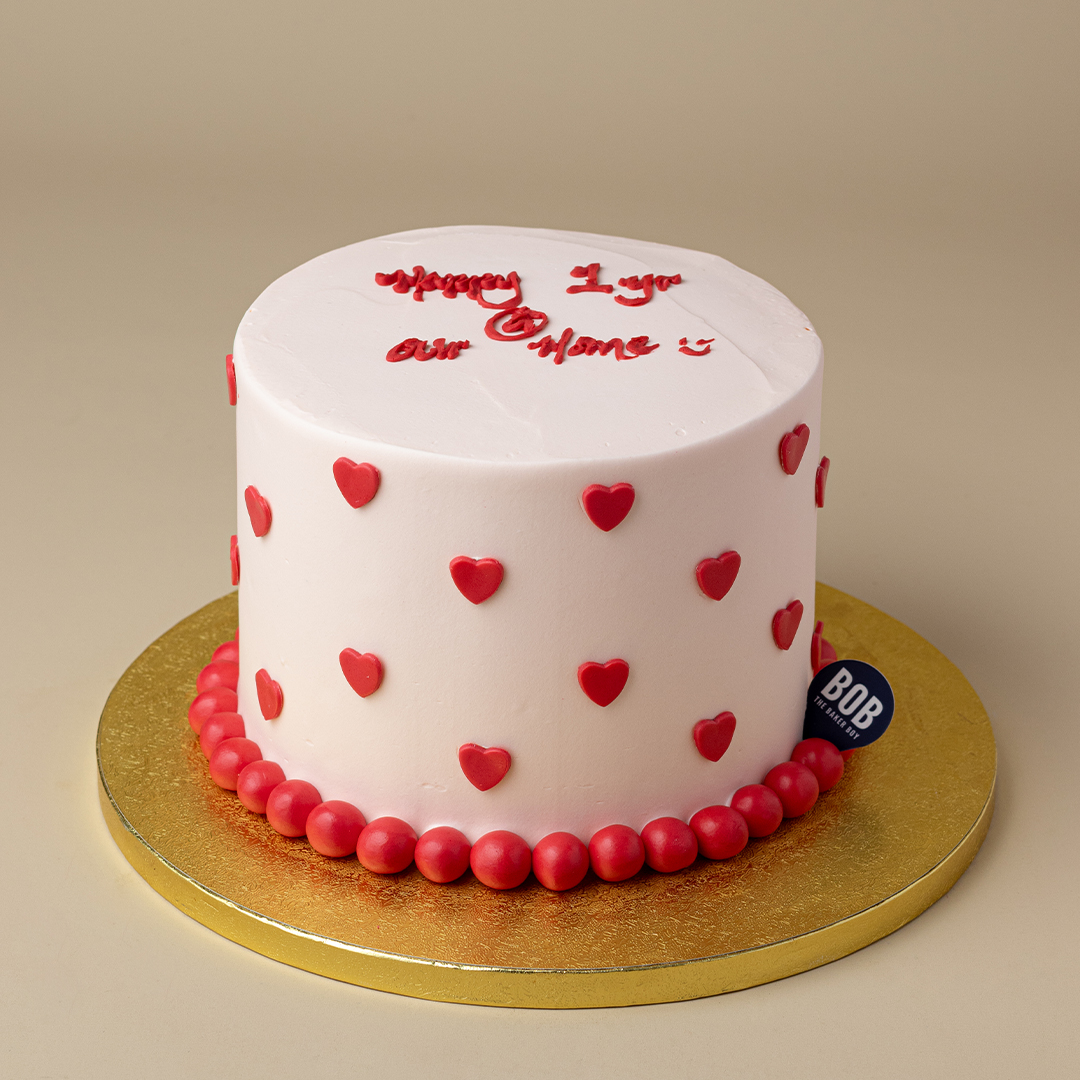 I Love You Hearts Cake