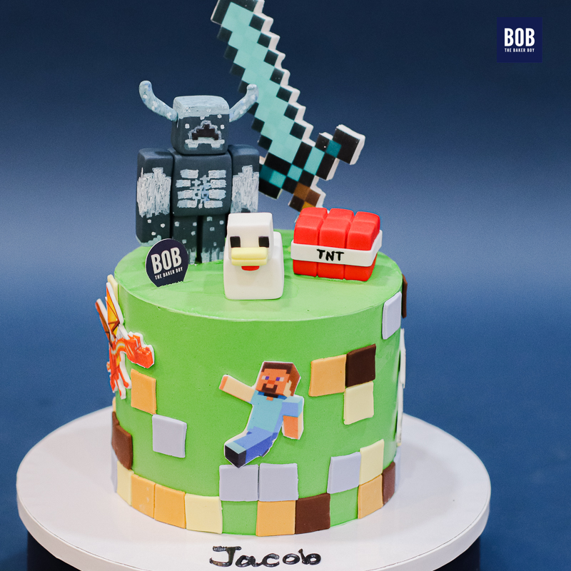 Minecraft Birthday Cake for Kids