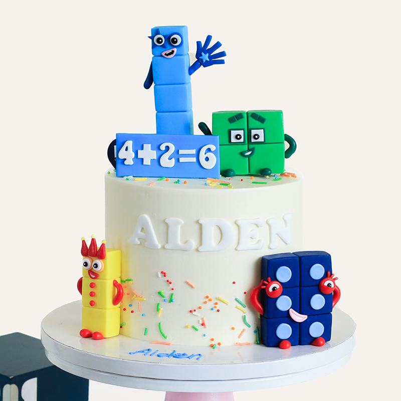 Number Blocks Cake