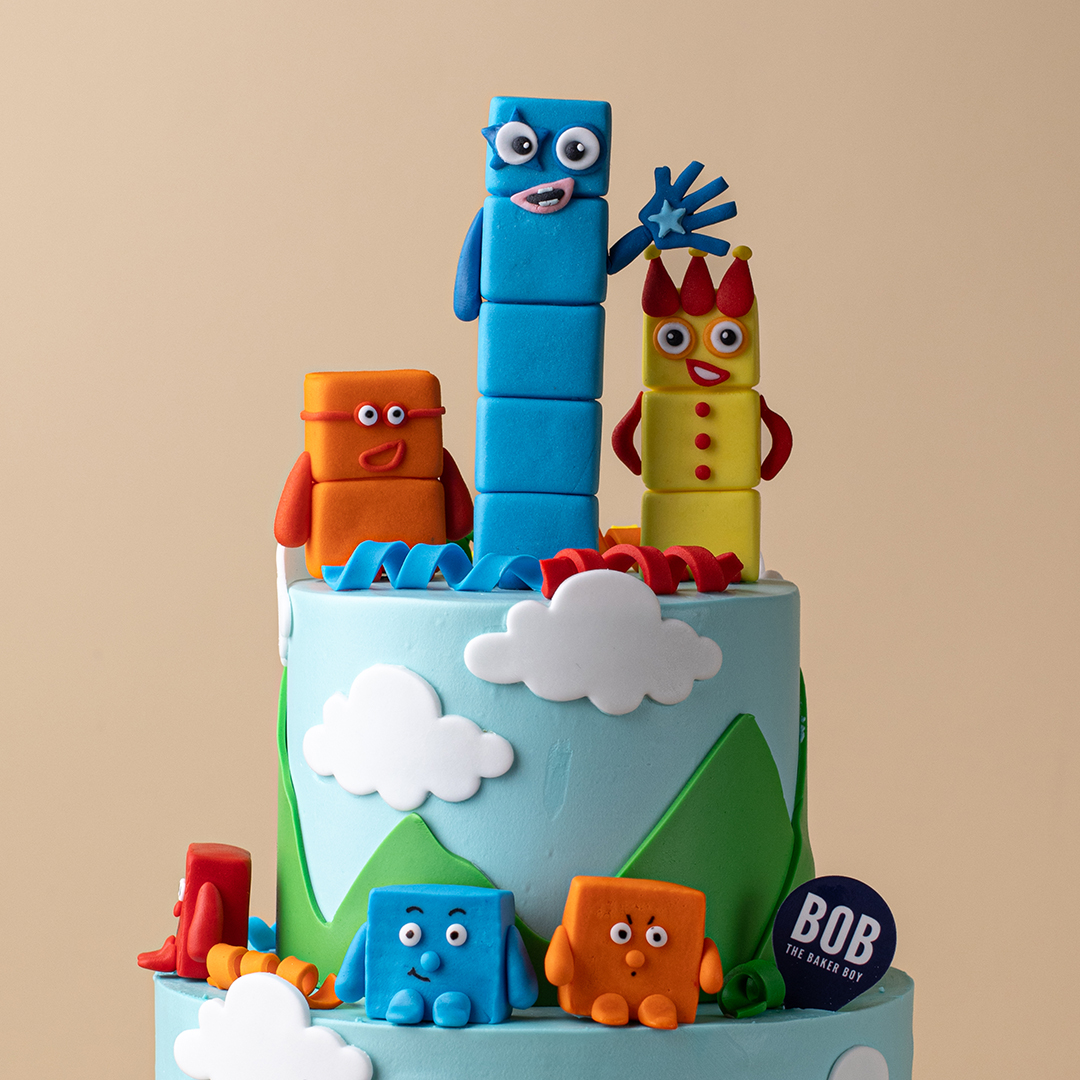 Numberblocks Colorful Party Cake