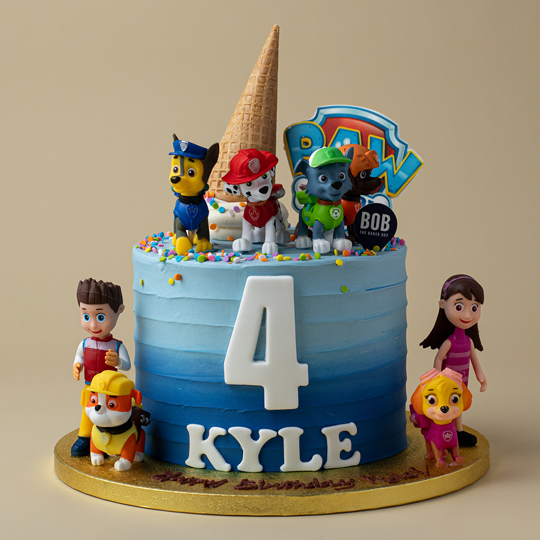 Paw Patrol Toys Birthday Cake in Blue