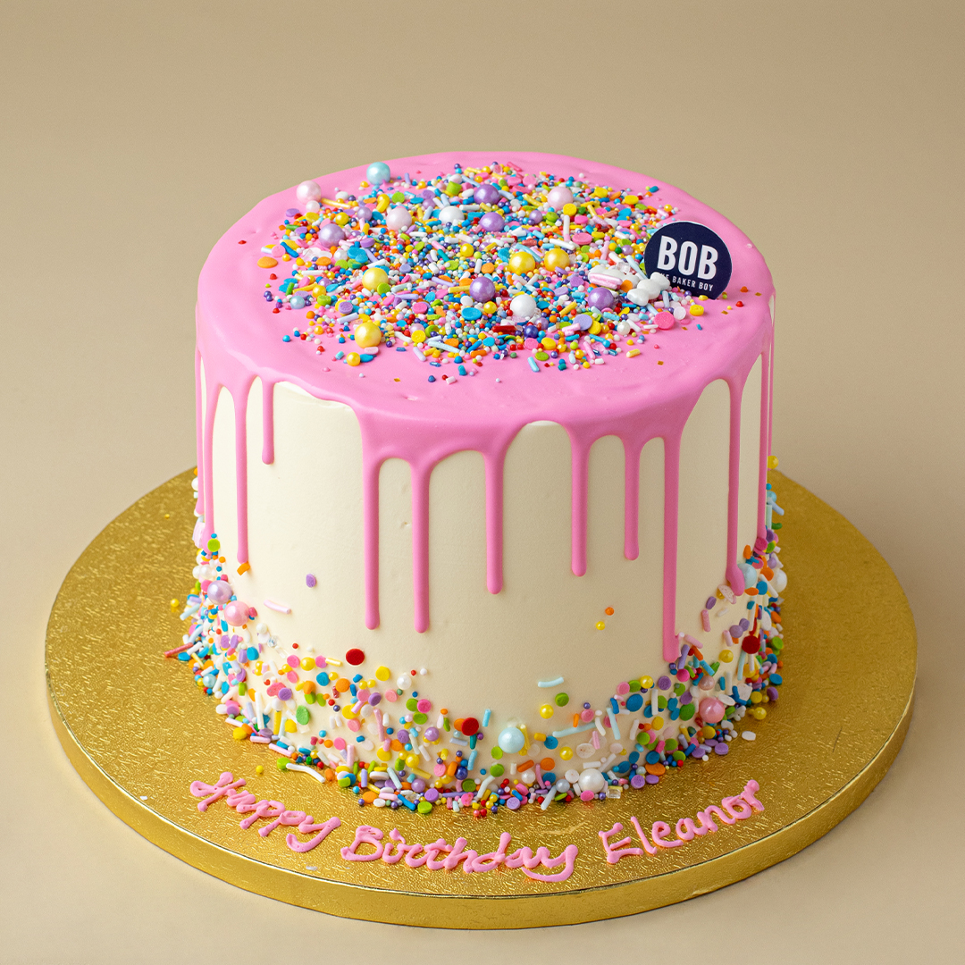 Rainbow Drip Cake