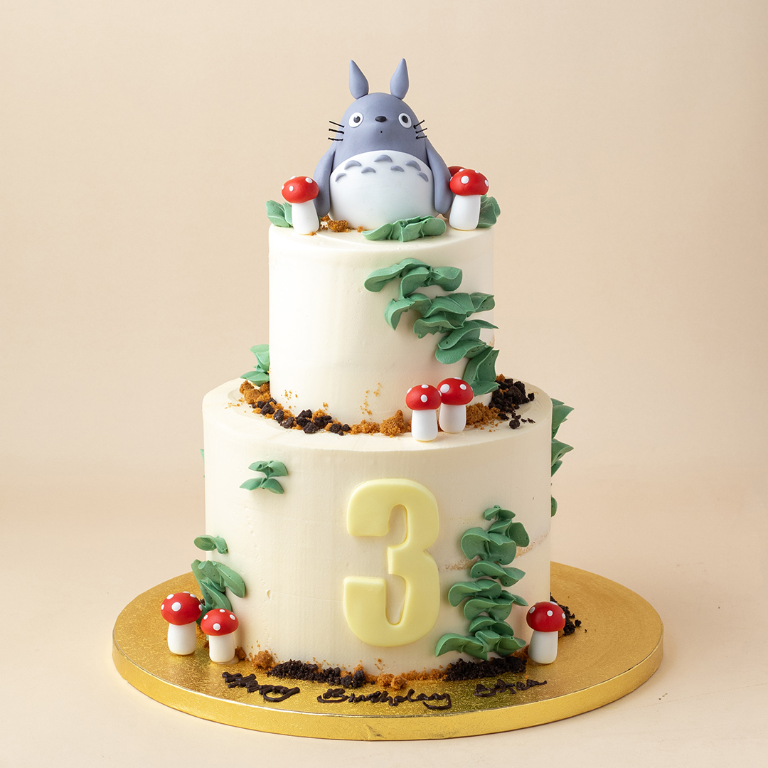 Semi-Naked Totoro Inspired Cake