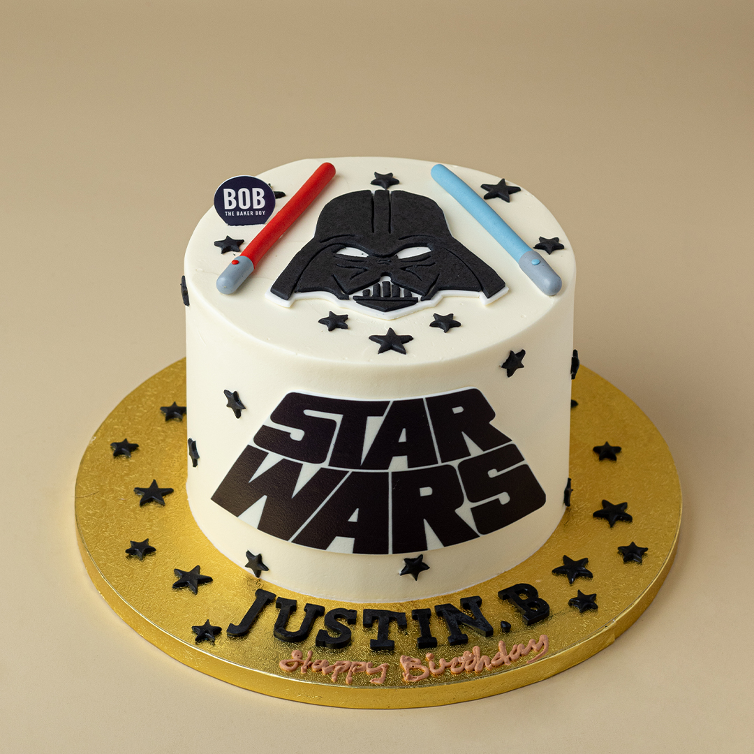 Star Wars Birthday Cake with Darth Vader