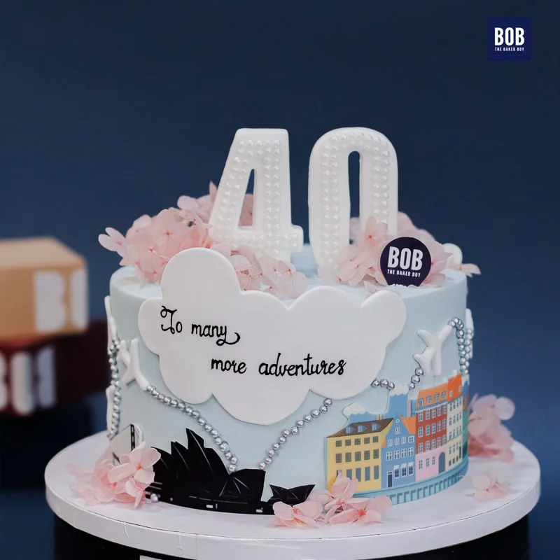 Travel Themed Cake for Her