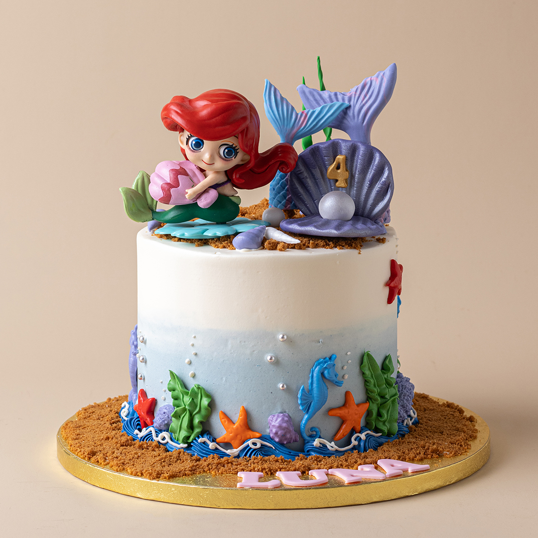 Under the Sea Ariel Birthday Cake
