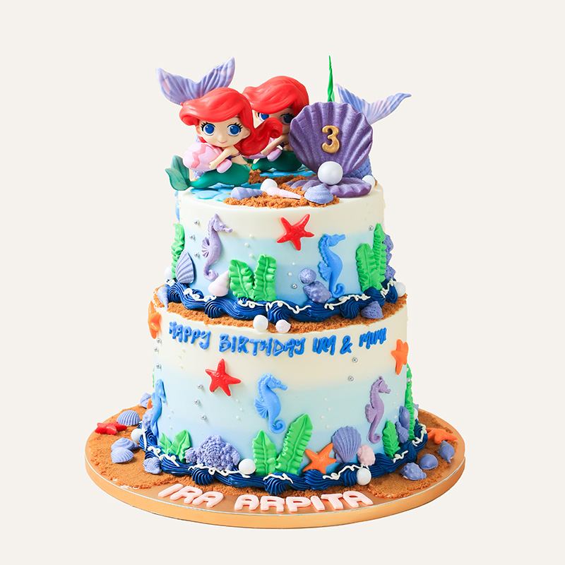 Under the Sea Ariel Birthday Cake