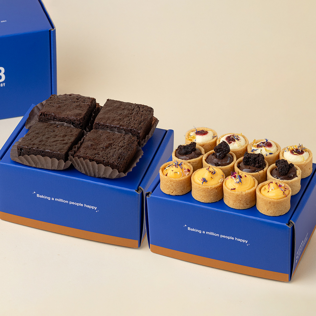 Assorted Mini Tarts + Fudgy Brownies Bundle